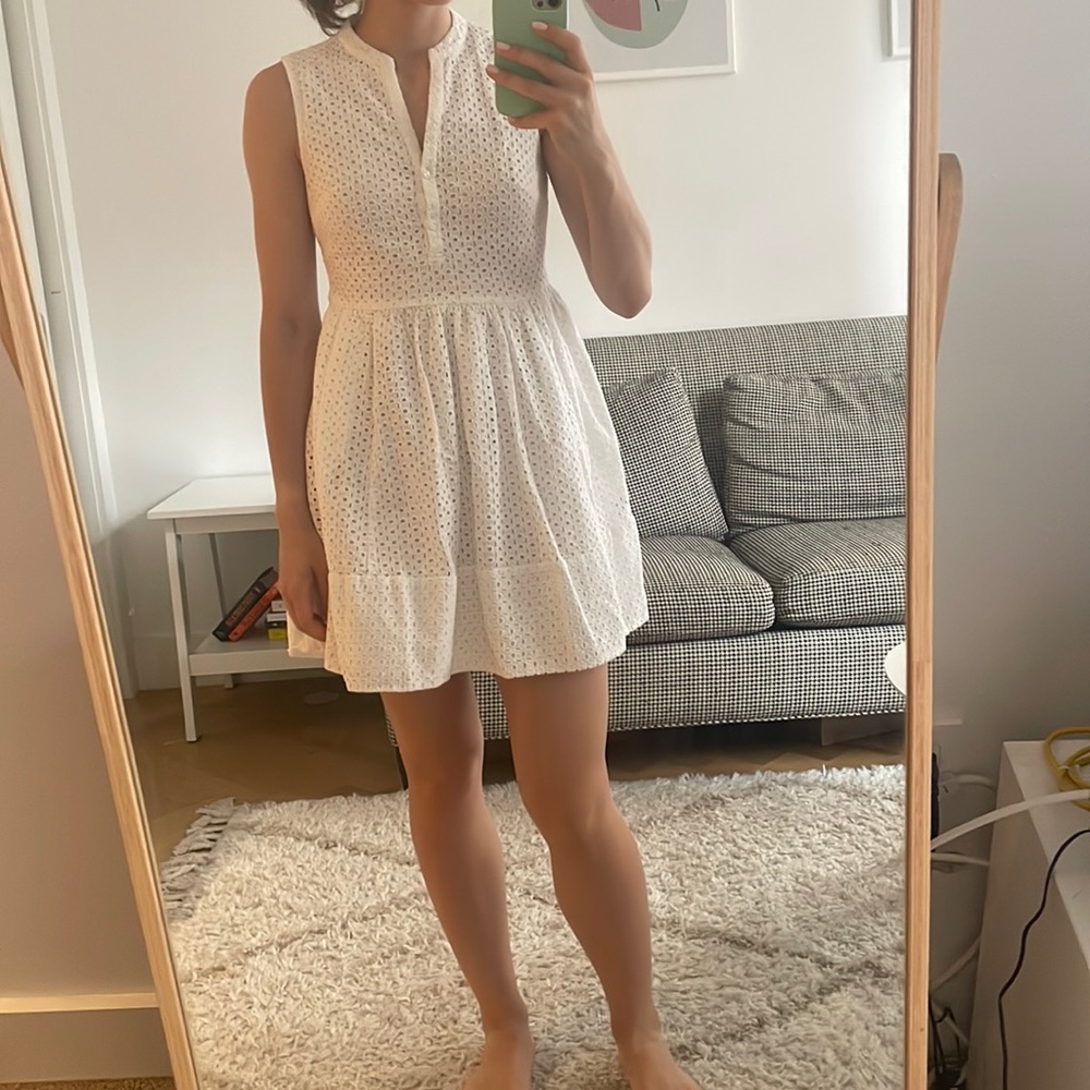 Banana republic white dress petite 2P